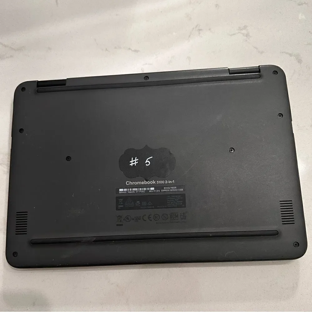 DELL 2 in 1 Chromebook 3100 Laptop in Gray Gunmetal Color (refurbished/used)
